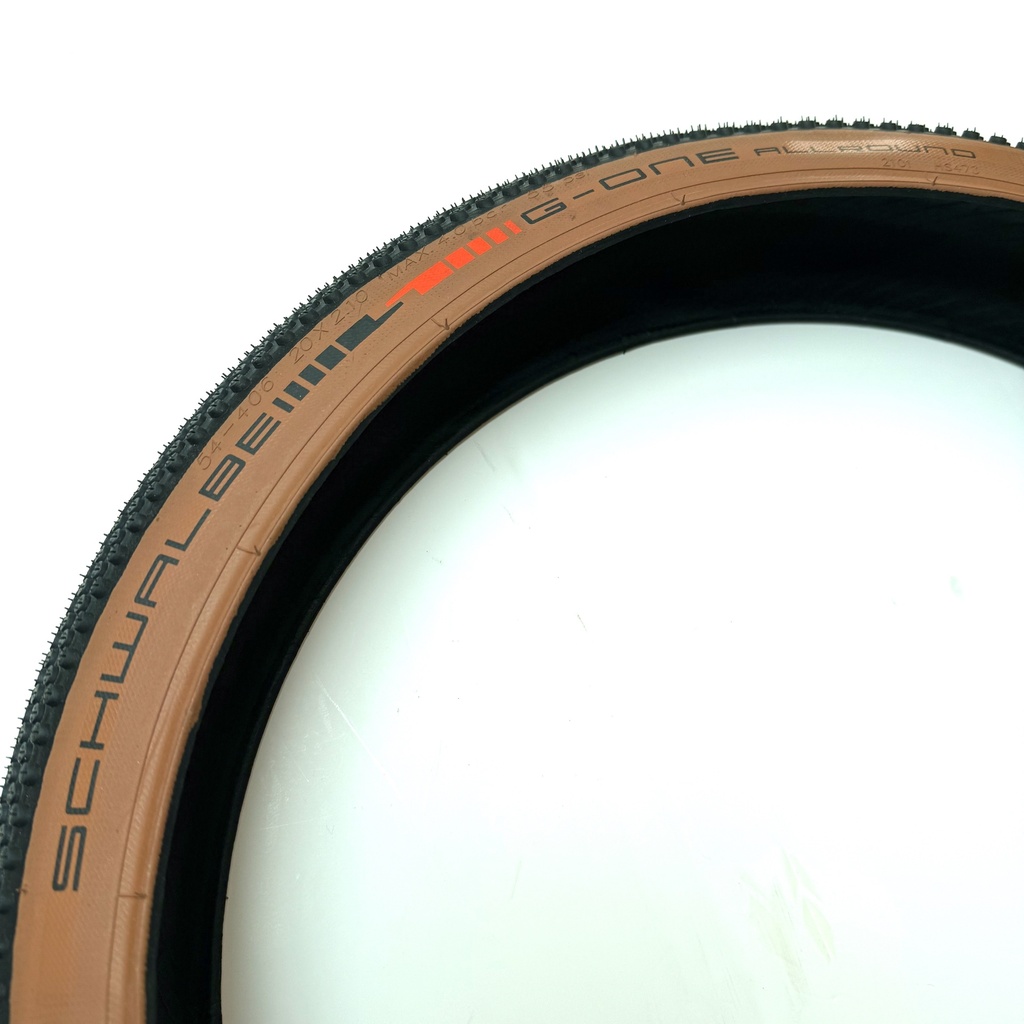 [GTYR-ONE-G-EX-NB] Brompton Schwalbe One G-One Speed Tyre 20 inch - Ex New bike