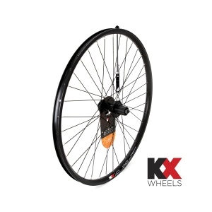 [48568] KX MTB 27.5" 650B Doublewall Q/R Cassette Wheel Disc Brake in Black (Rear)