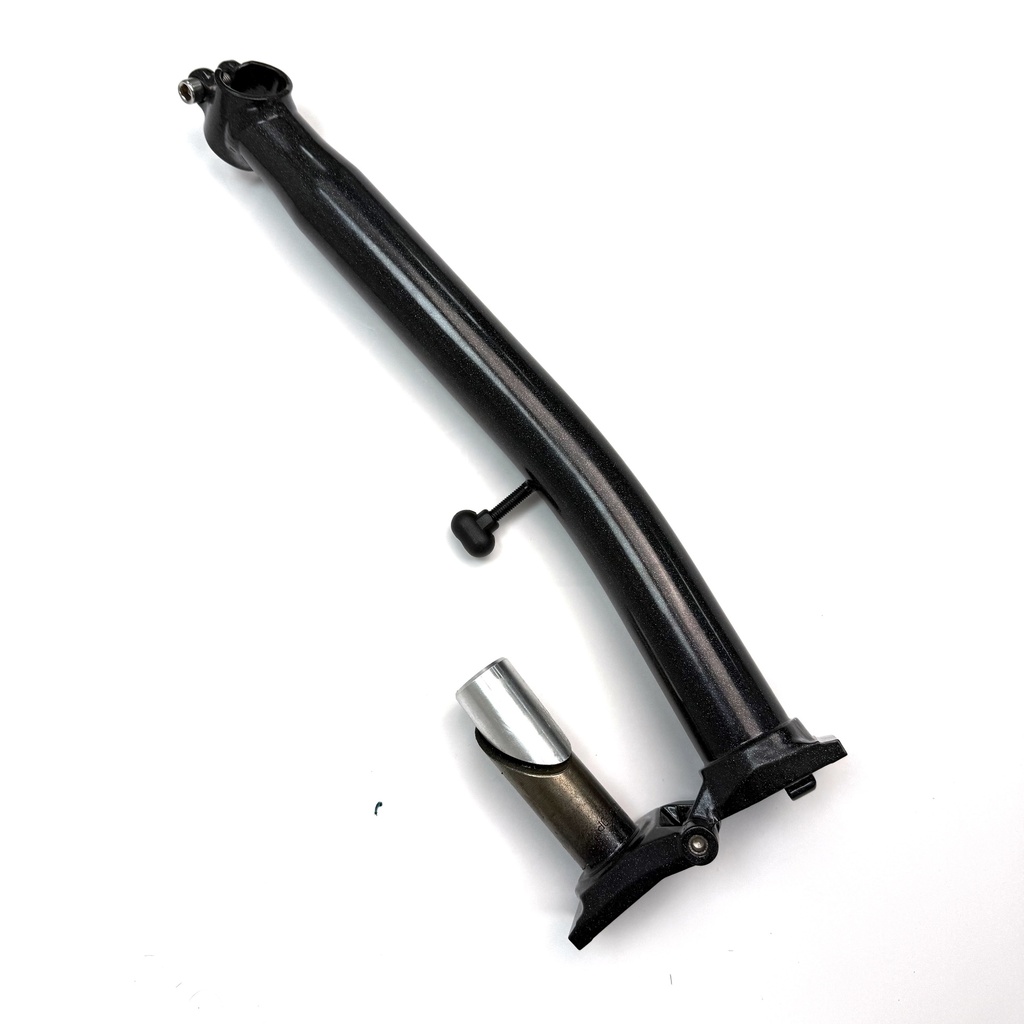 HB Stem S/Low- Midnight Black (S type) handlebar stem assembly for Brompton folding bicycle