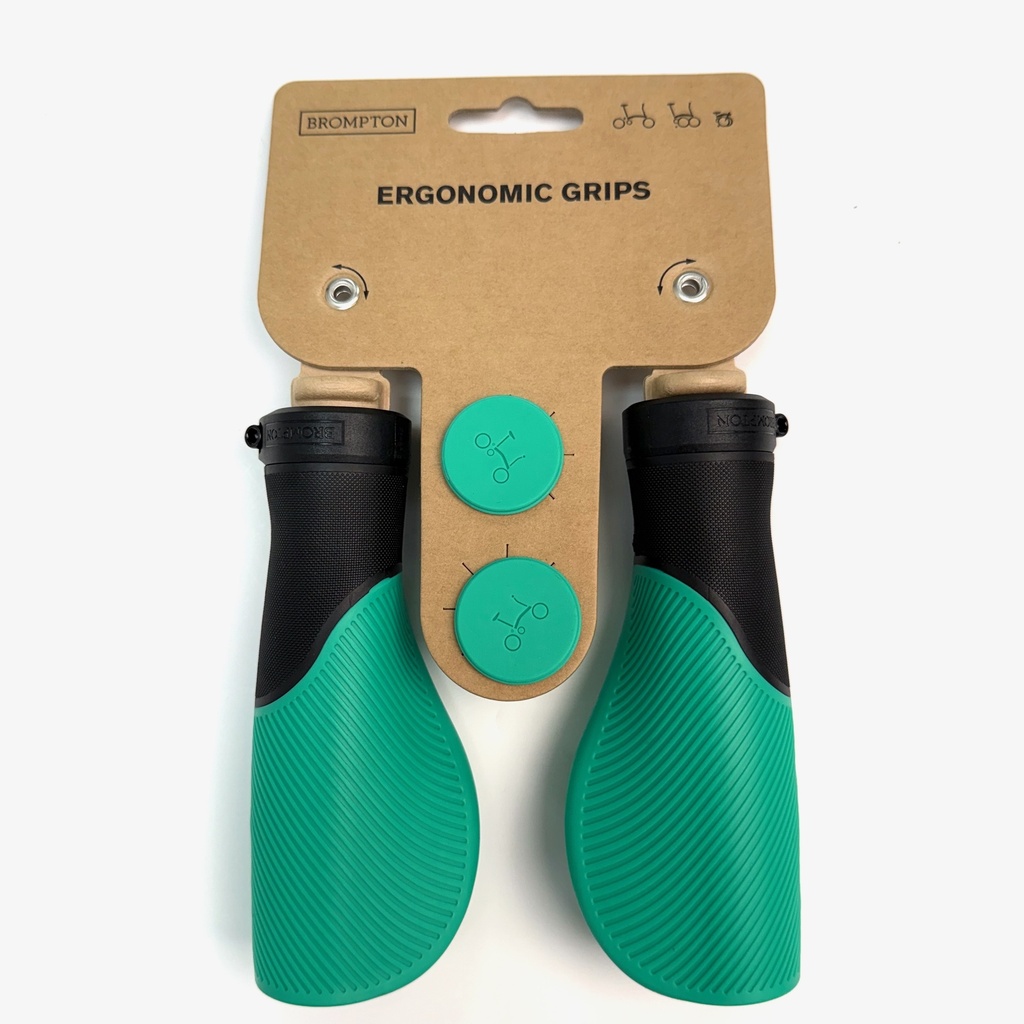 [QHBGRIP-G] Brompton Ergonomic Grips - Green