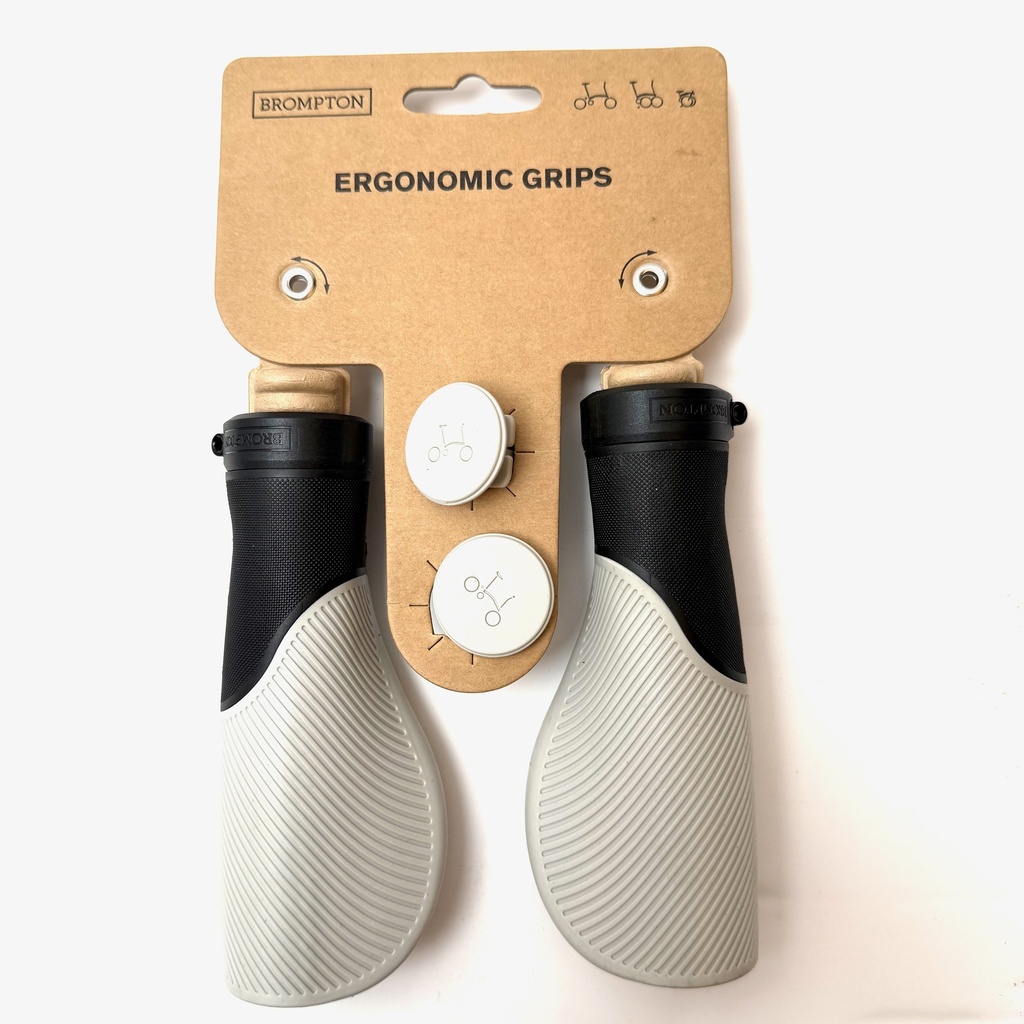 [QHBGRIP-SV] Brompton Ergonomic Grips - Silver