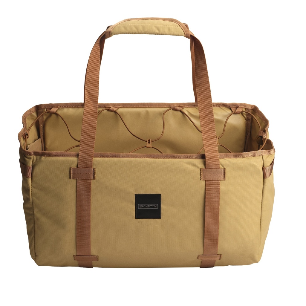 [QBORBSK-L-DS] Brompton Basket Bag - L - Dune Sand