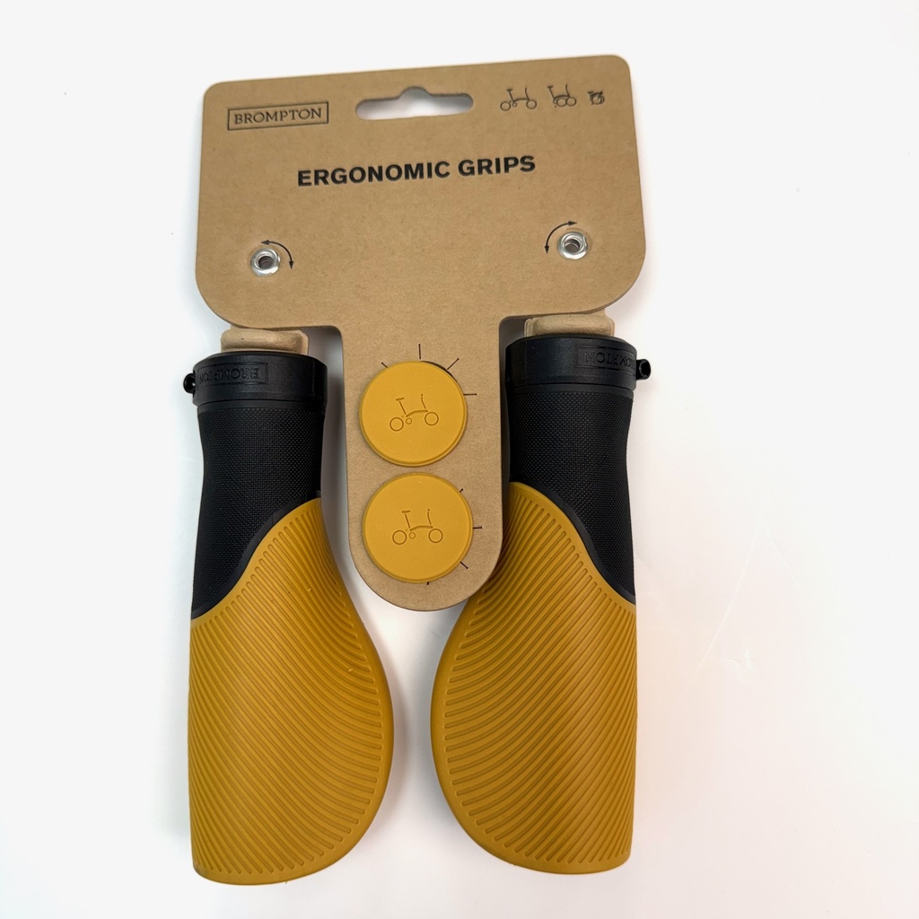 [QHBGRIP-GO] Brompton Ergonomic Grips - Gold