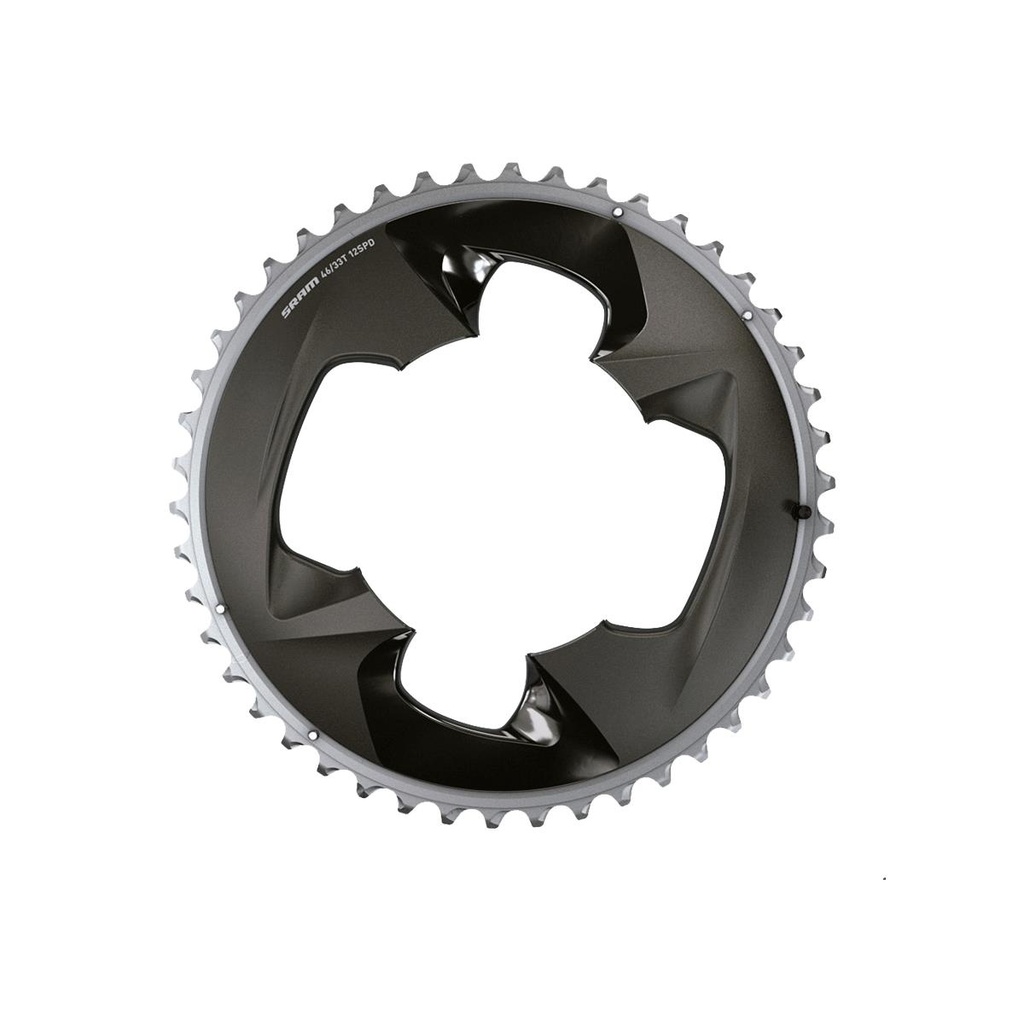 [00.6218.015.002] SRAM Chain Ring Road 107Bcd 2X12 Force With Cover Plate