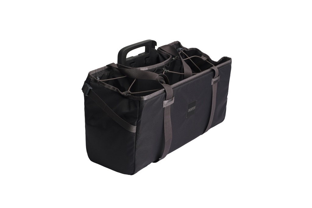 [QE-BSKBAG-L-BK] Brompton Electric basket bag - L - black - with frame