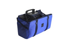 [QE-BSKBAG-L-BL] Brompton Electric basket bag - L - blue - with frame