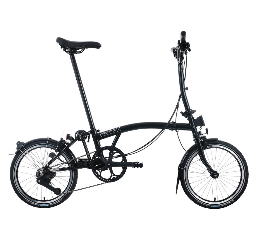 [B-C-M4L-mBK-rBK] Brompton C Line 4-speed Mid - Matt Black