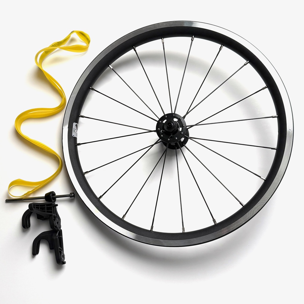[QFWPT-2025] Brompton Advance P / T Line front wheel for e-Motiq and manual P / T line - new for 2025