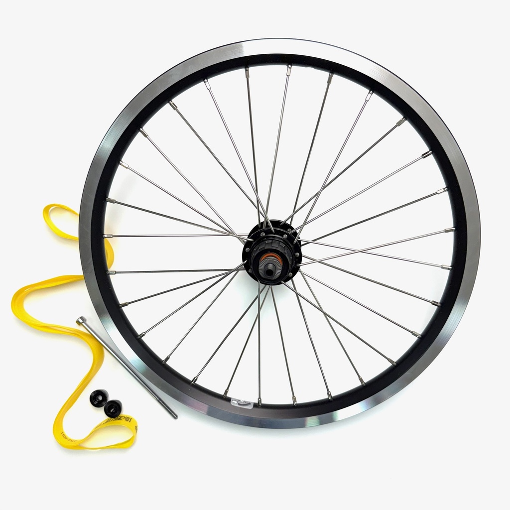 [QRW4BS-2025] Brompton 4-speed rear wheel Black / Silver