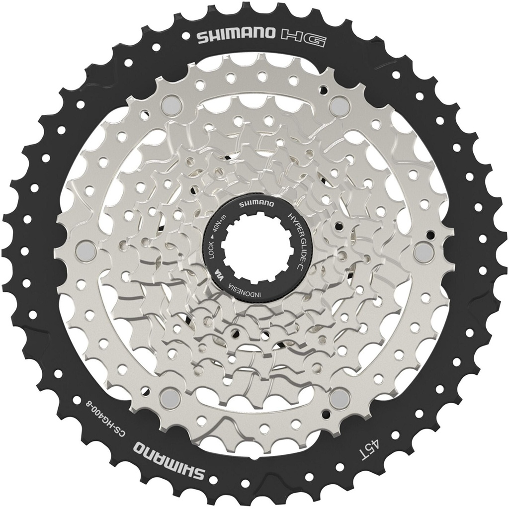[ECSHG4008145] Shimano CS-HG400 8-speed cassette 11 - 45T