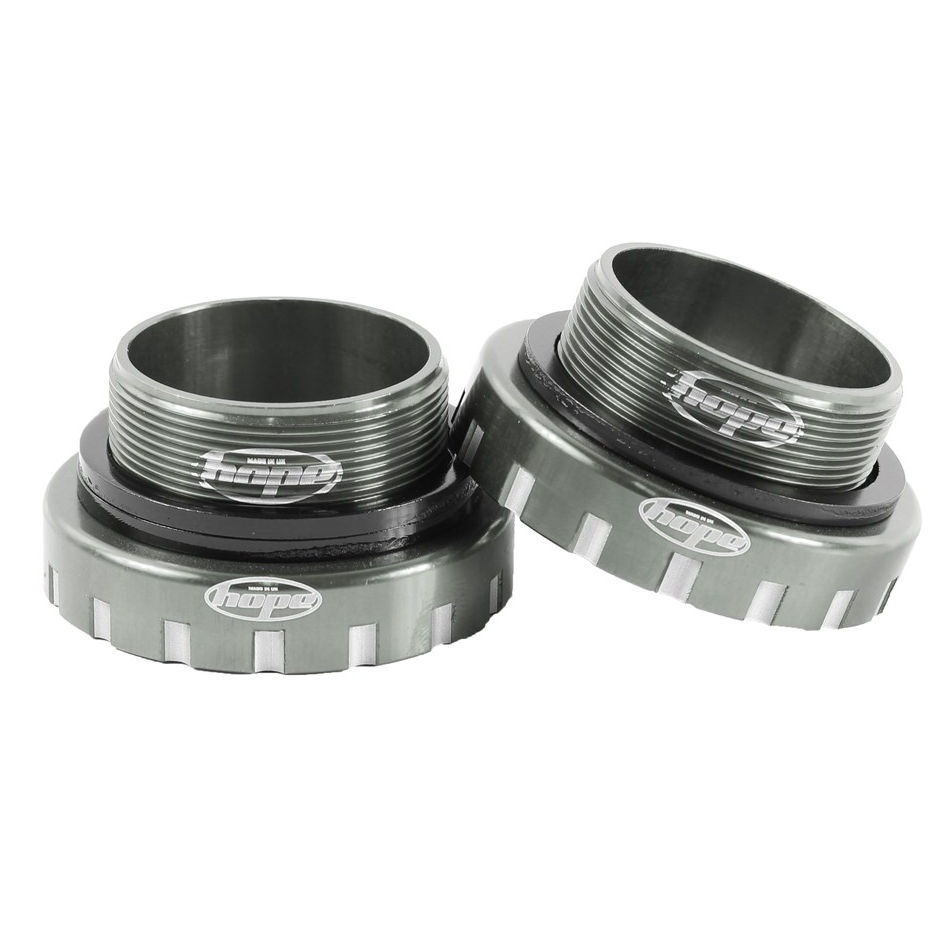 [BBSS30K] Hope Threaded 30mm Bottom Bracket BSA 68/73/83/100/120mm - Smoke