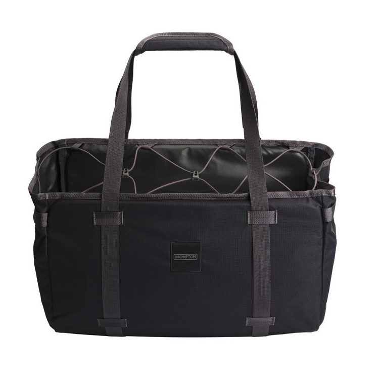 [QBORBSK-L-BK] Brompton Basket Bag - L - Black