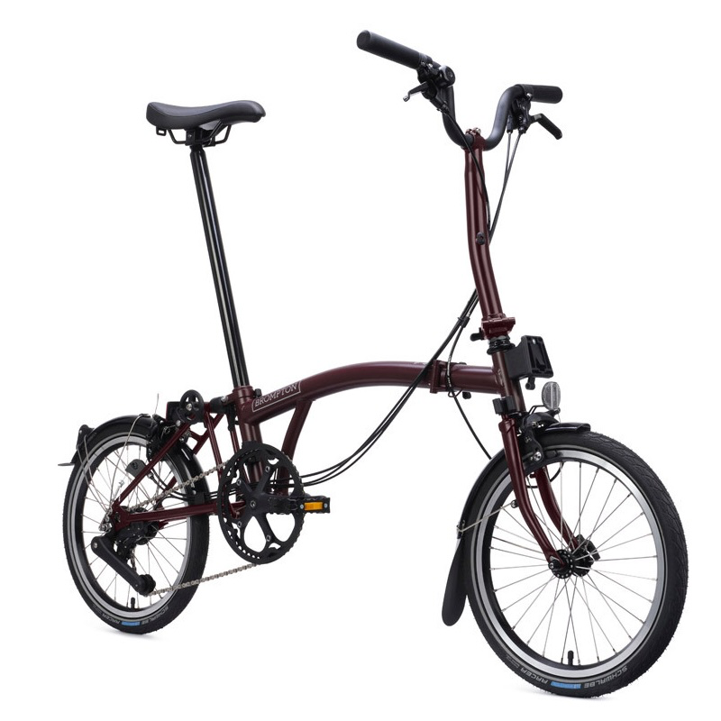 Brompton C Line 12-speed folding bike