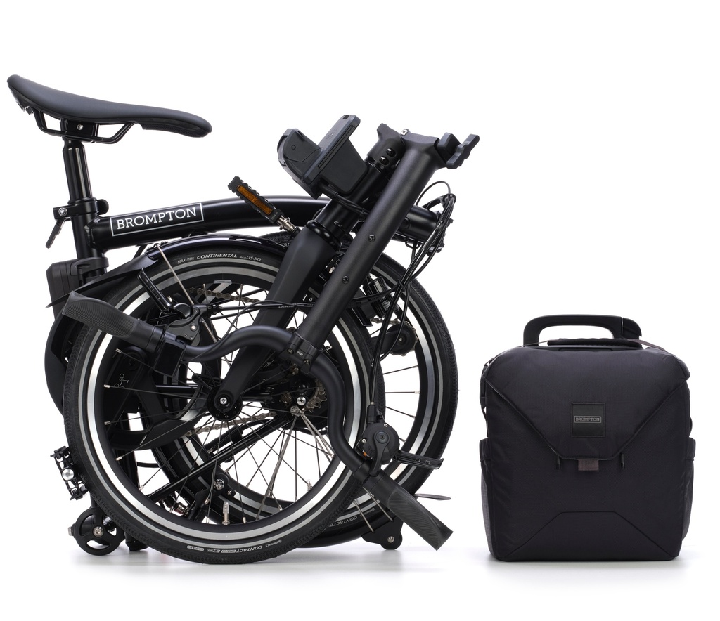 Brompton Electric P Line 4-speed e-Motiq folding bike