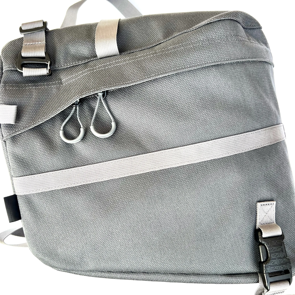Brompton Borough Roller Rack Bag - Dark Grey for rear Brompton rack