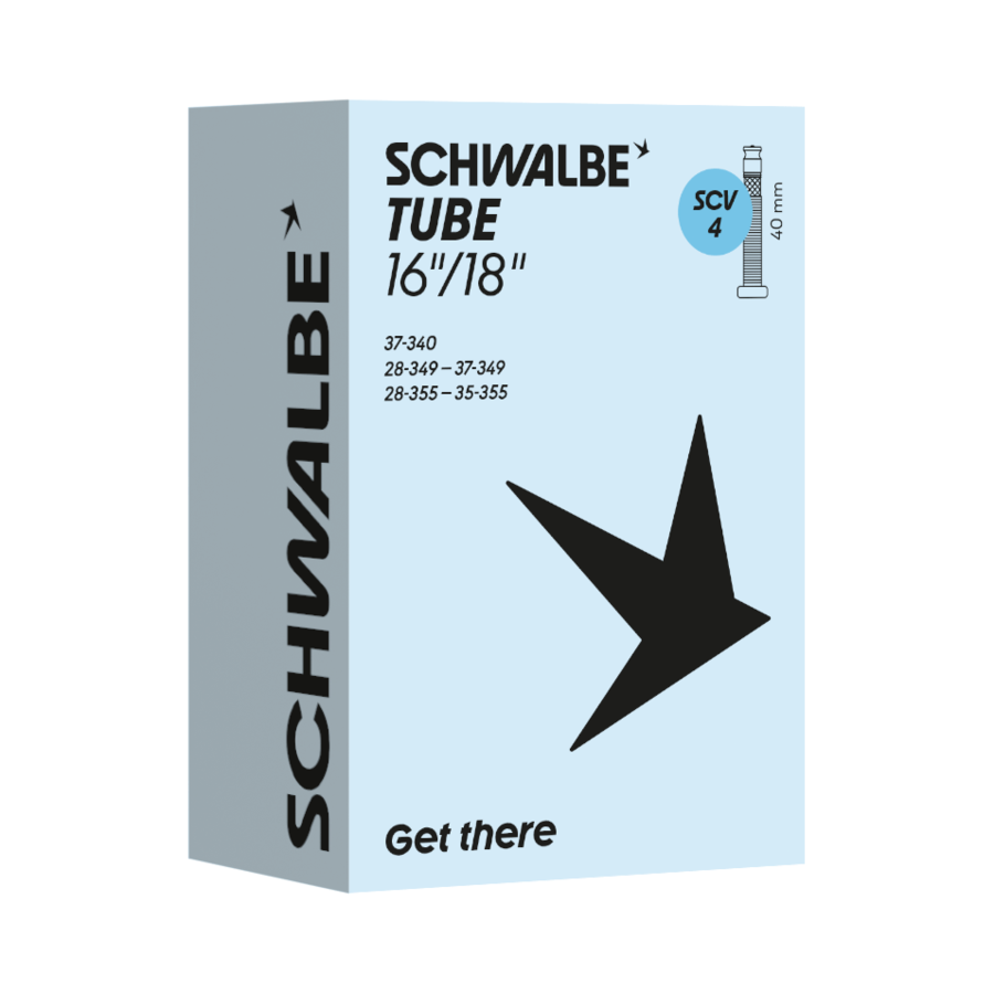 [SCV4] Schwalbe SCV4 Clik Valve Tube 40mm (16 x 1 3/8" - 18 x 1.35")