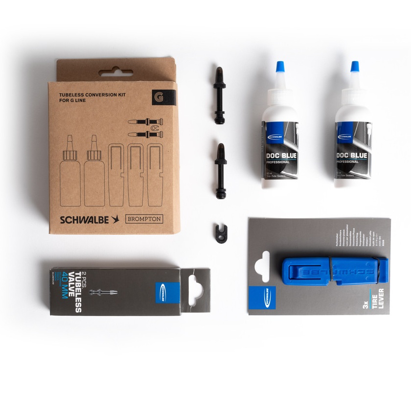 [GTUBLESS] Brompton G Line Tubeless Conversion Kit