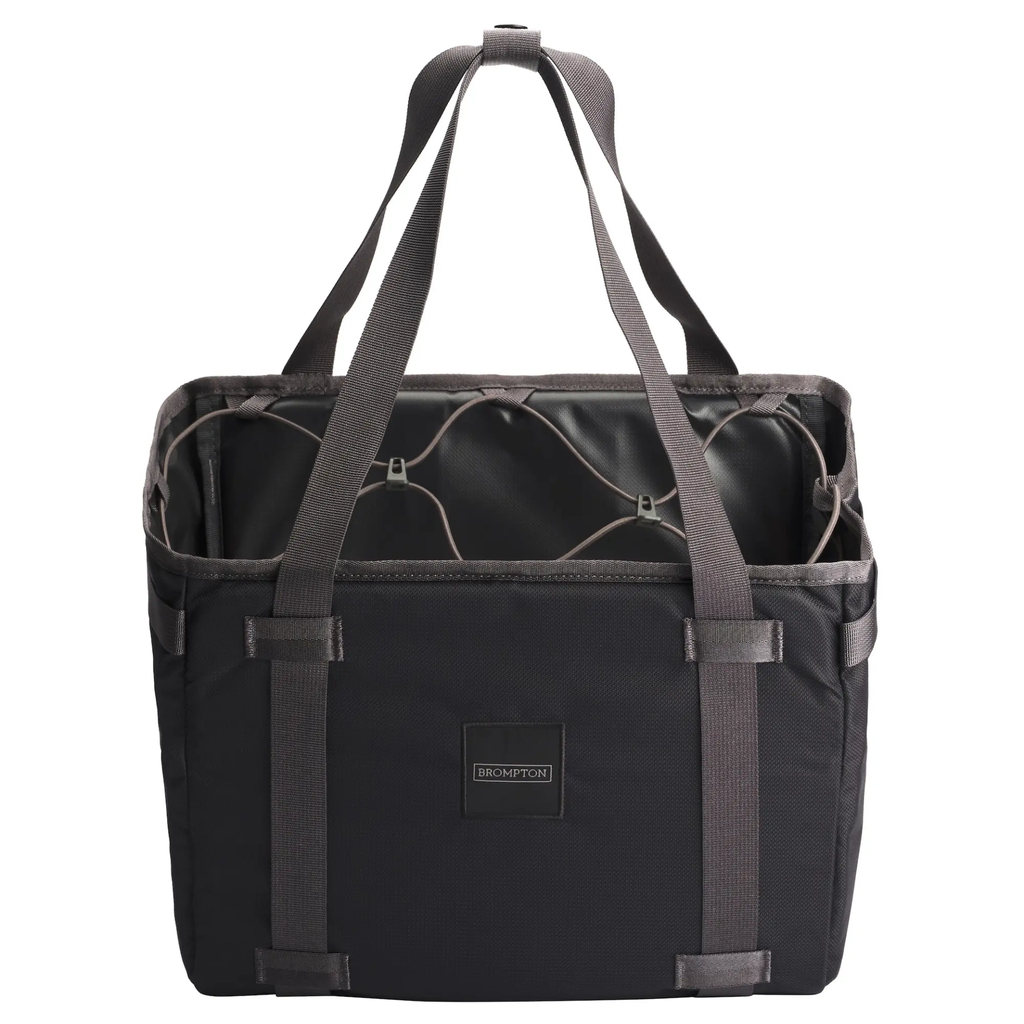 [QBSKBAG-S-BK] Brompton basket bag - S - black - with frame