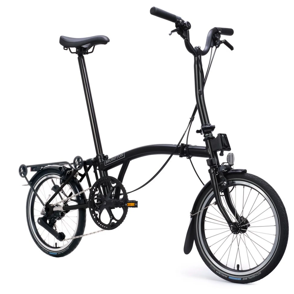 Brompton C Line 12-speed folding bike (2027) - with advance roller rack