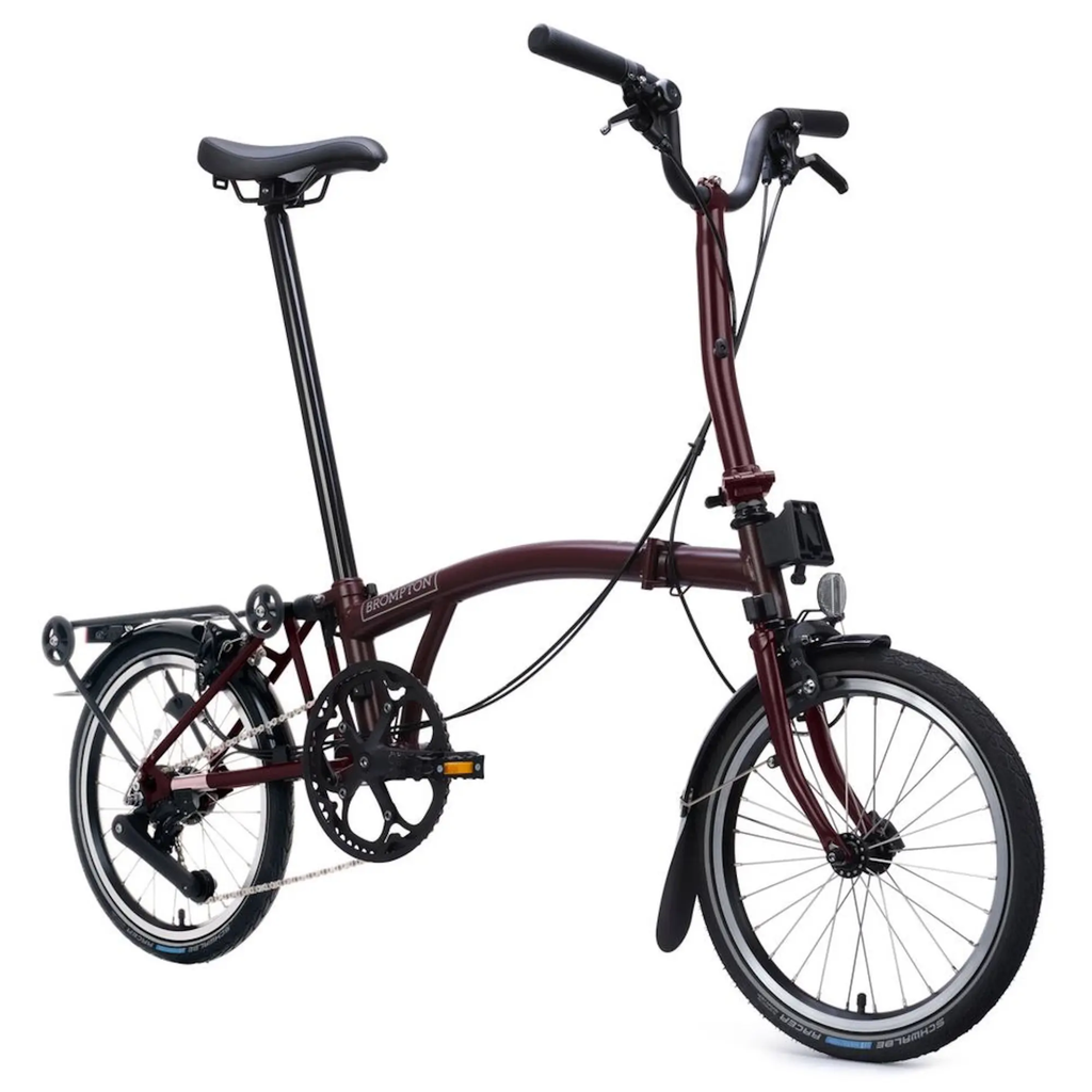 Brompton C Line 12-speed folding bike (2027) - with advance roller rack