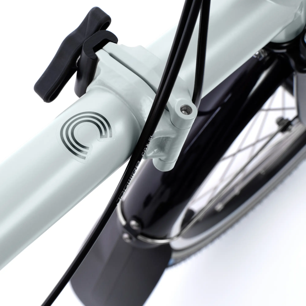 Brompton C Line 12-speed folding bike (2027) - with advance roller rack