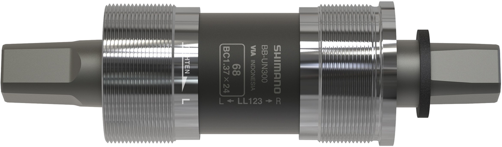 Shimano BB-UN300 bottom bracket British thread, 68 - 127.5 mm for G line