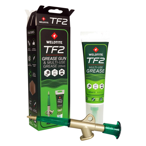 Weldtite TF2 Cycle Grease - 125ml plus grease gun