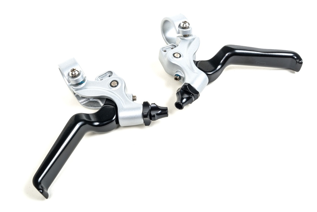 [QBRLEVAL-SET[2]] Brompton SILVER brake lever set (pair)