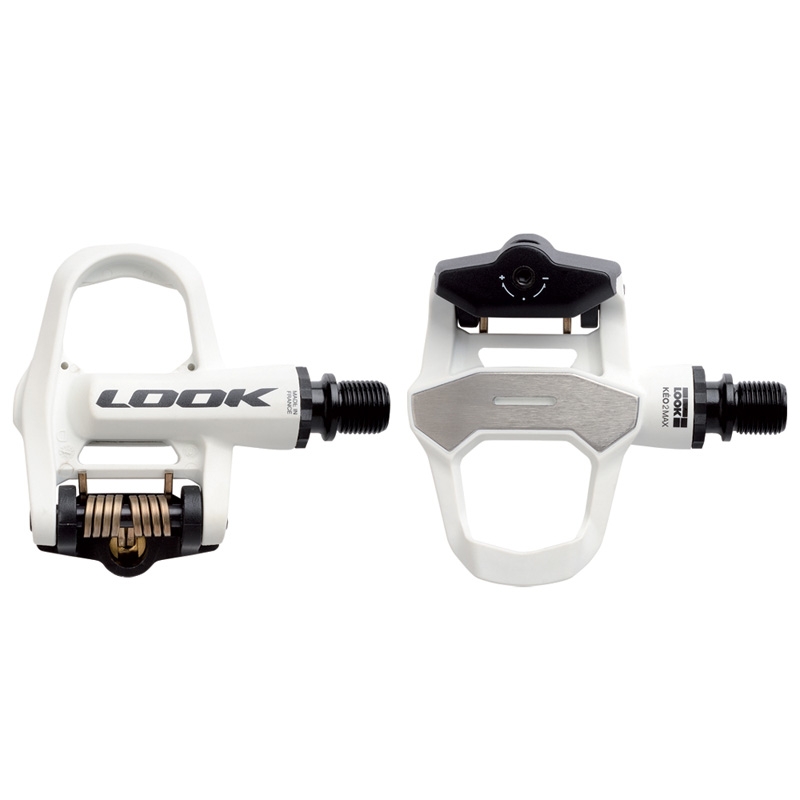 [00016085] LOOK KEO 2 Max pedal with CroMo axle with KEO cleat - White