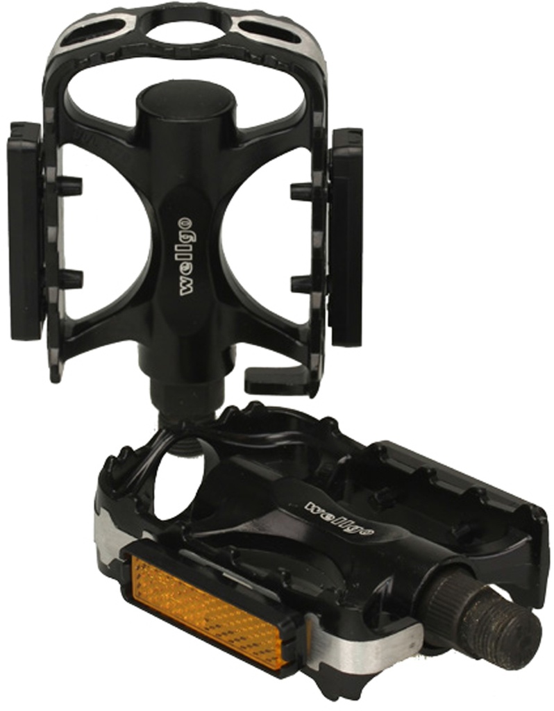 M:Part alloy City pedals - black / silver