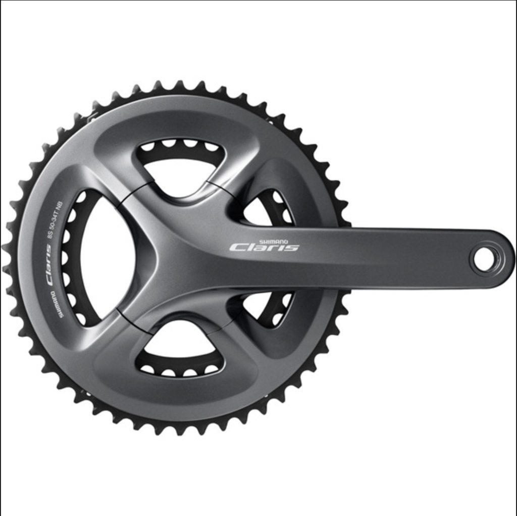Shimano Claris compact chainset, 8-spd 50/34 - 175 mm