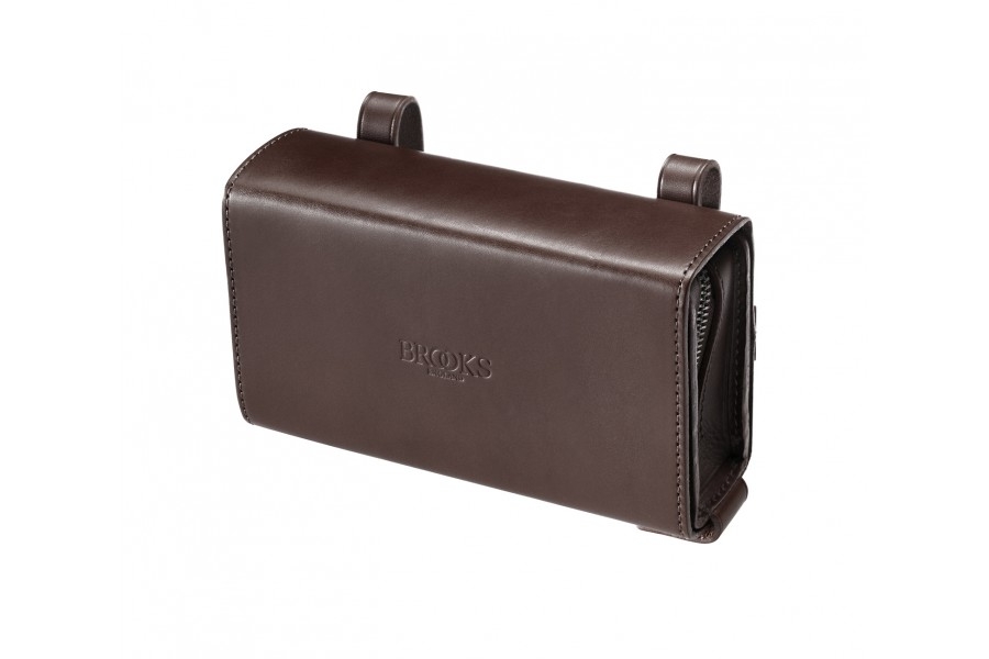 [B2767A07205] Brooks D shaped Tool Bag - Brown