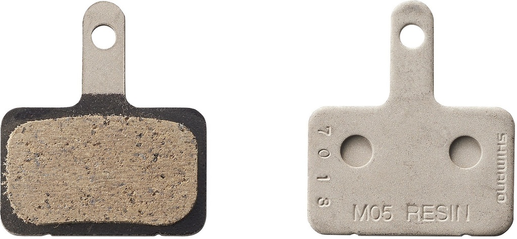 Shimano M05 resin disc brake pads and spring for BR-M515