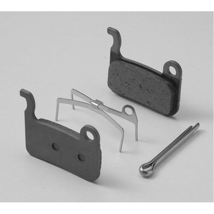[M07Ti] Shimano M07Ti resin disc brake pads with spring, titanium backed for BR-M975