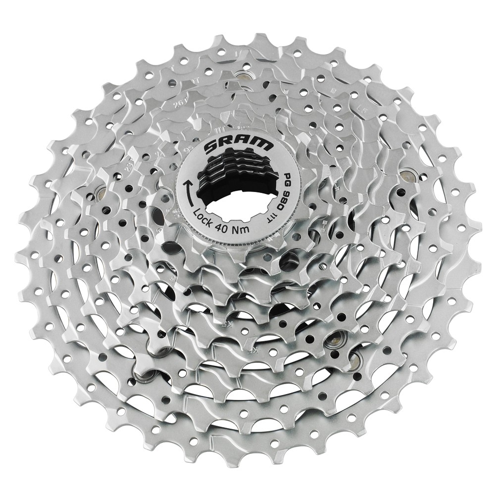 [PG970] SRAM 9-speed cassette - silver - PG970  11-34T