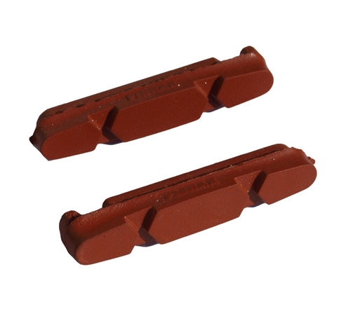 [ASH410E] Road brake pad inserts from Fibrax - Xtreme - Red