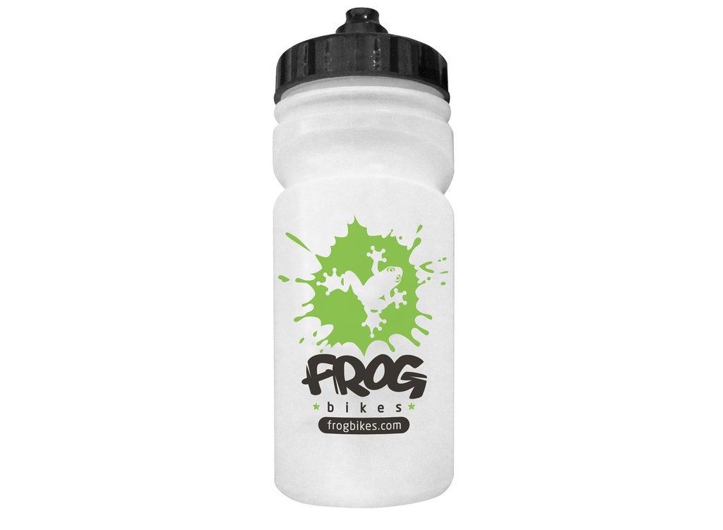 [L-AC-BOT-WHITE-2] Frog bike water bottle - white