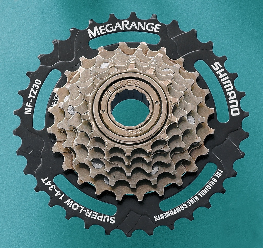 [MFTZ306434] Shimano MF-TZ30 6-speed freewheel 14 - 34T Megarange