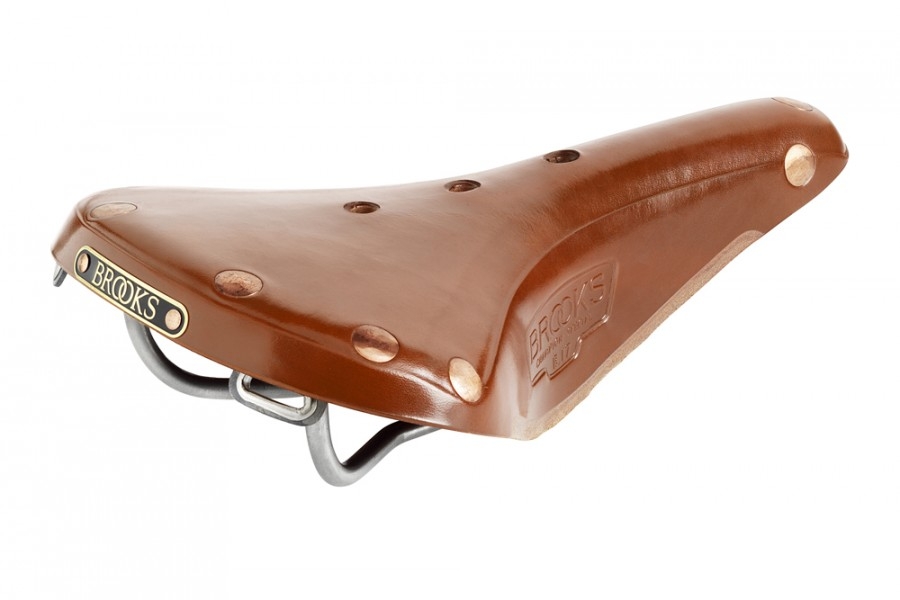 [B211A27203] Brooks B17 Titanium Men's Saddle - Honey
