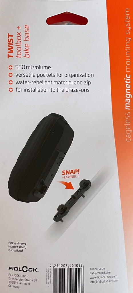 Fidlock TWIST Toolbox and base