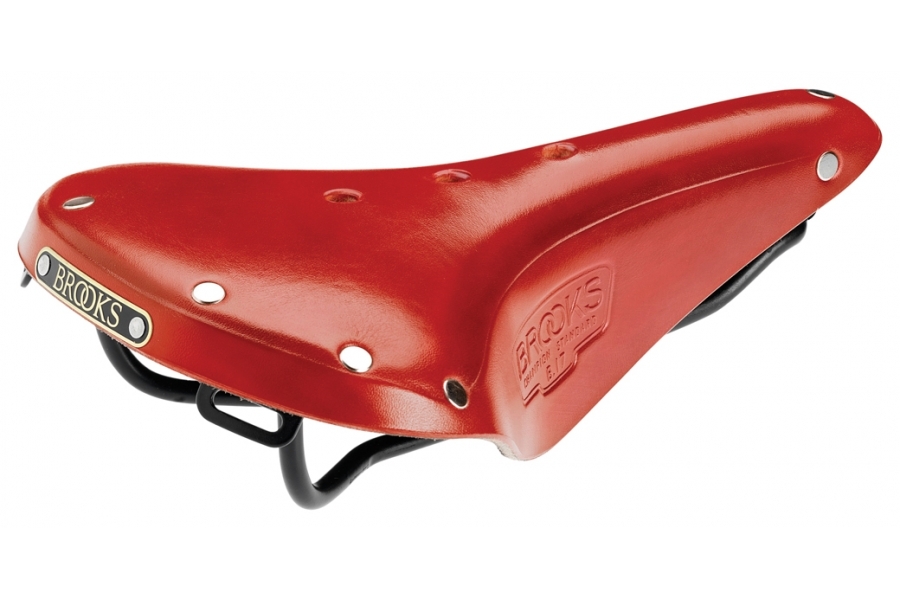[B211A07216] Brooks B17 Standard Men's Saddle - Red