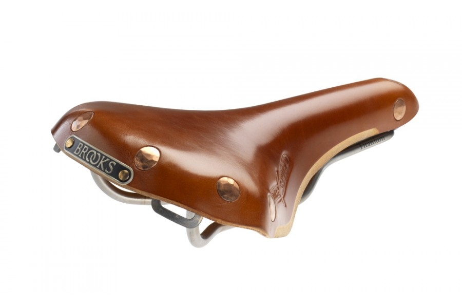 [B360HA07203] Brooks Swift Titanium Men's Saddle - Honey