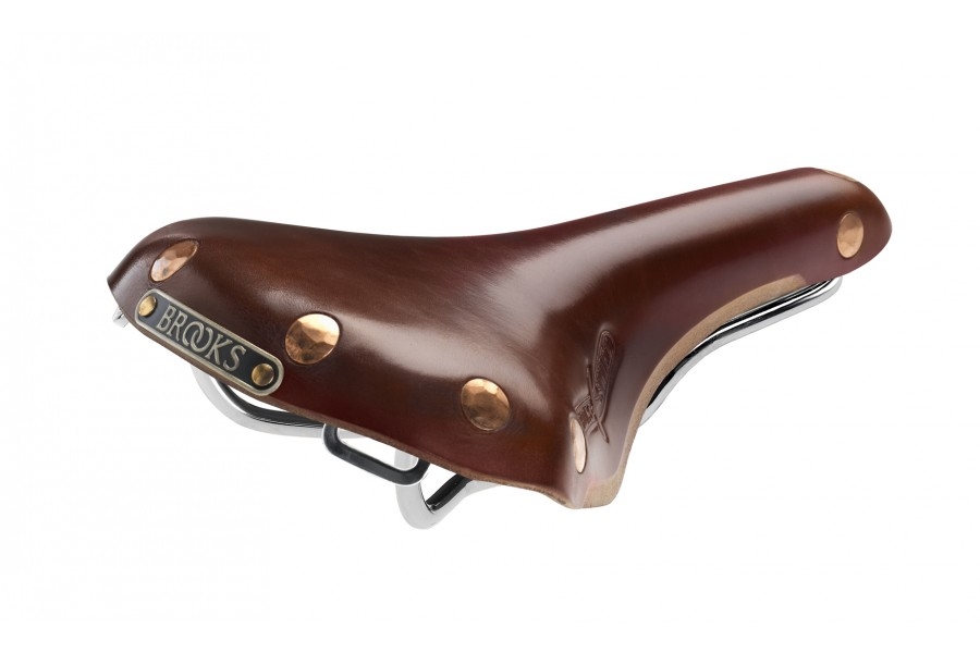 [B360H A17205] Brooks Swift Chrome Men's Saddle - Brown