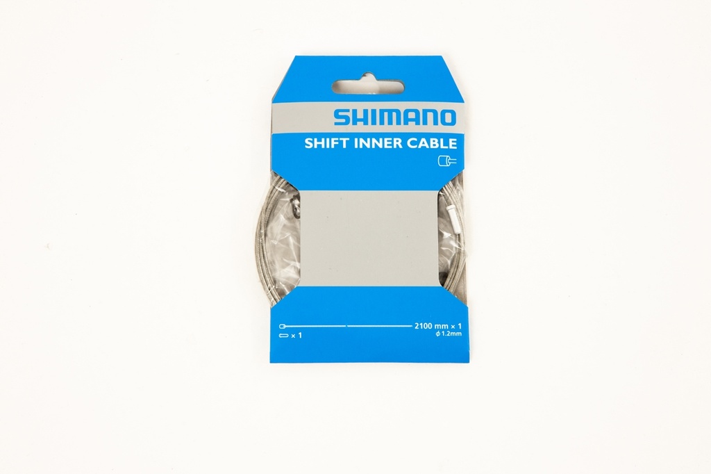 [Y60098070] Road / MTB steel gear inner wire, 1.2 x 2100 mm by Shimano
