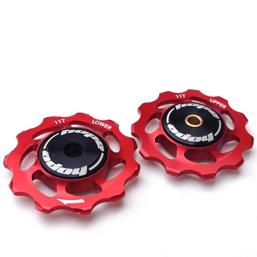 Hope 11T Jockey Wheels (pair) - Red