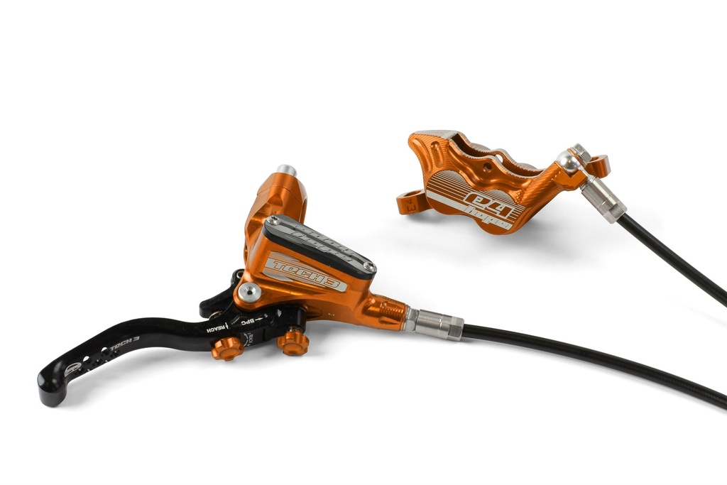 [T3E4CFR] UK Spec Hope Tech 3 E4 Front brake - Orange - No Rotor