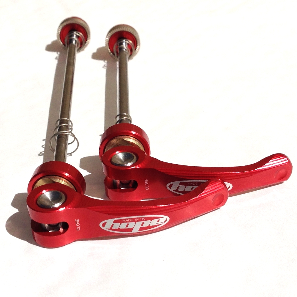 [QRSRP] Hope MTB Quick Release Skewer Pair - Red