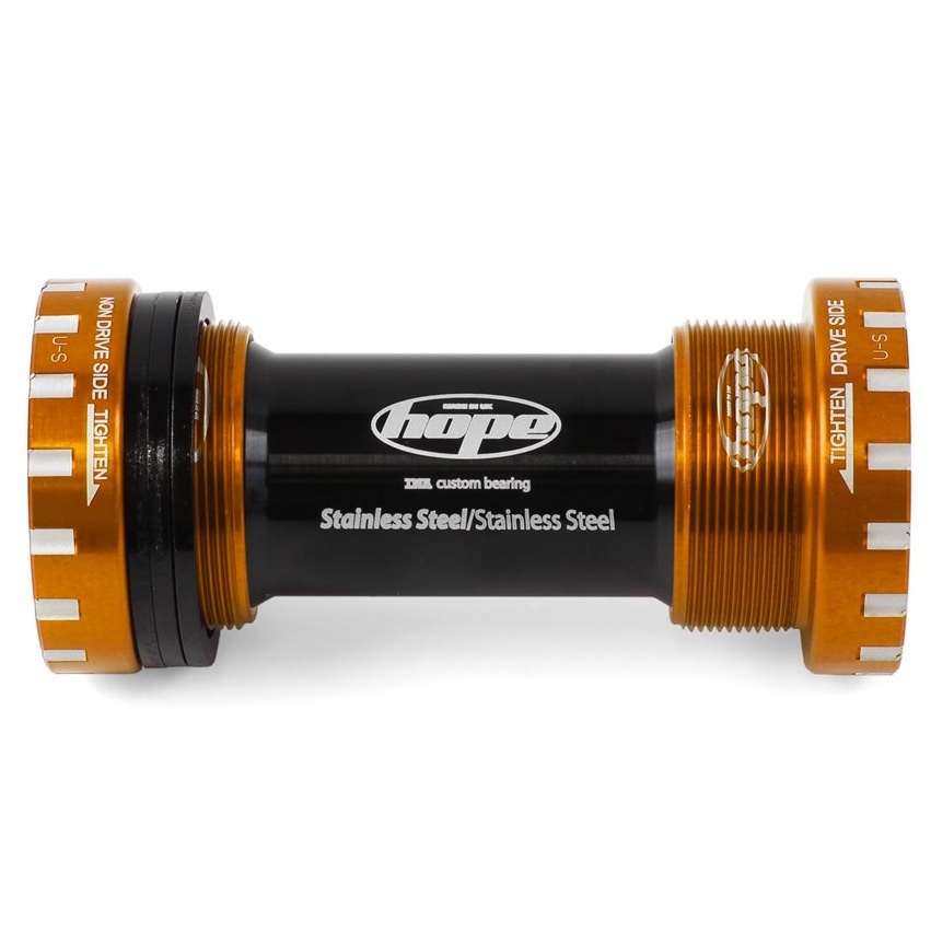 [BBSSXCC] Hope Threaded 24mm BSA MTB Bottom Bracket - orange - 68/73mm