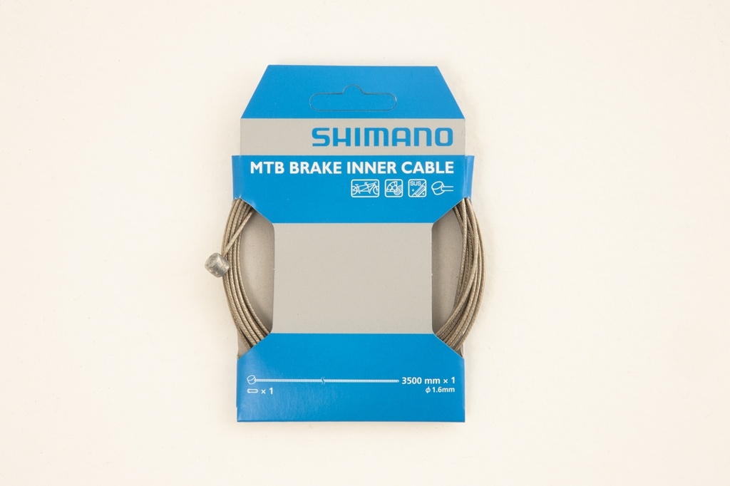 [SMBCINNER06] MTB Tandem Stainless steel brake inner wire, 1.6 x 3500 mm by Shimano