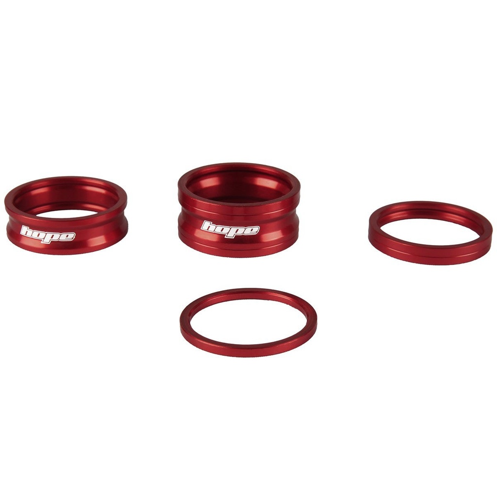 [SPDOCR] Hope headset spacers - Red - 2.5mm, 5mm, 10mm and 15mm